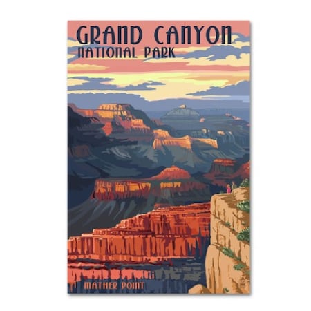 Lantern Press 'Grand Canyon' Canvas Art,30x47